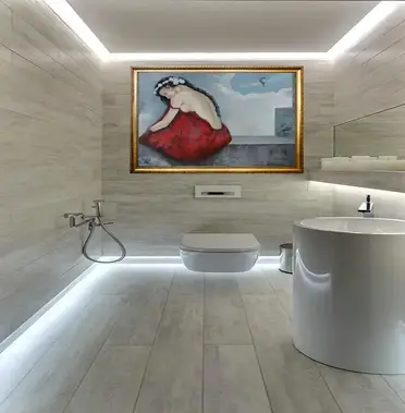 Can An Acrylic Painting Be Hung In A, How To Paint An Acrylic Bathtub
