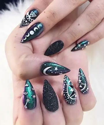 acrylic nail idea  #10